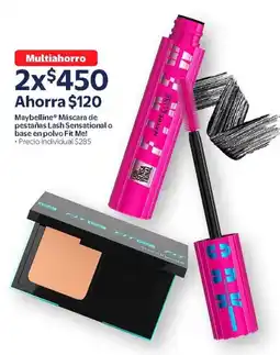 Walmart Maybelline máscara de pestañas lash sensational oferta