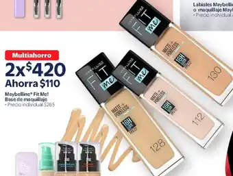 Walmart Maybelline Fit Me! oferta