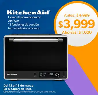 Sam's Club Kitchenaid air fryer oferta
