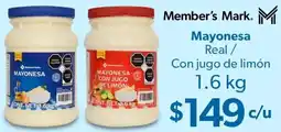 Sam's Club Member's mark mayonesa oferta