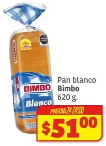 Soriana Híper Bimbo pan blanco oferta