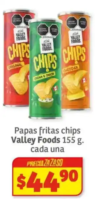 Soriana Híper Valley foods papas fritas chips oferta