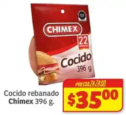 Soriana Híper Chimex cocido rebanado oferta