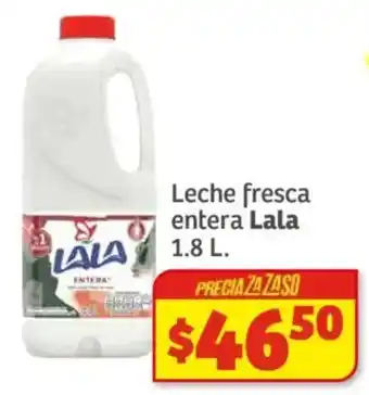 Soriana Híper Lala leche fresca entera oferta