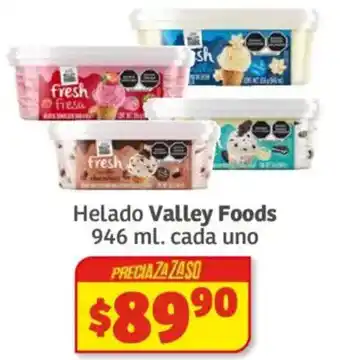 Soriana Híper Valley foods helado oferta