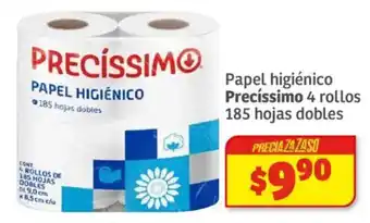 Soriana Híper Precíssimo papel higiénico oferta