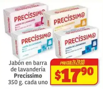 Soriana Híper Precíssimo jabón en barra de lavandería oferta