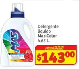 Soriana Híper Mas color detergente líquido oferta