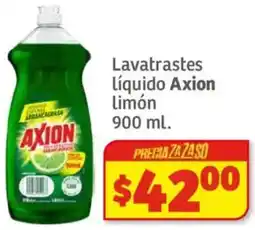 Soriana Híper Axion lavatrastes líquido limón oferta