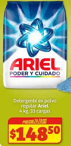 Soriana Híper Ariel detergente en polvo regular oferta