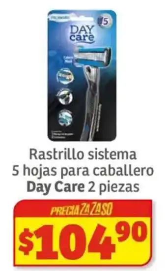 Soriana Híper Day care rastrillo sistema 5 hojas para caballero oferta