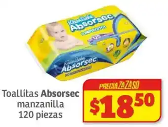 Soriana Híper Absorsec toallitas manzanilla oferta