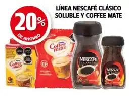 Farmacias Guadalajara Línea nescafé clásico soluble y coffee mate oferta