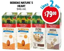 Farmacias Guadalajara Bebidas nature's heart oferta