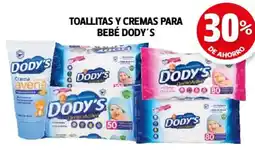 Farmacias Guadalajara Dody's toallitas y cremas para bebé oferta