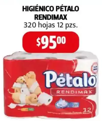 Farmacias Guadalajara Pétalo higiénico rendimax oferta