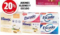 Farmacias Guadalajara Kleenex y escudo jabones oferta