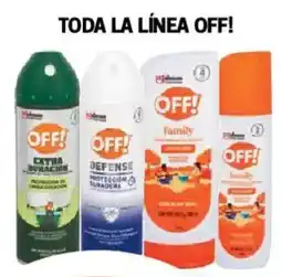 Farmacias Guadalajara Off! toda la línea oferta