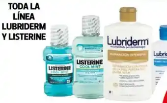 Farmacias Guadalajara Lubriderm y listerine toda la línea oferta