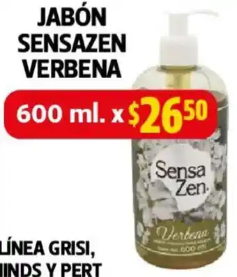 Farmacias Guadalajara Sensazen jabón verbena oferta