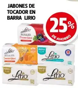 Farmacias Guadalajara Jabones de tocador en barra lirio oferta