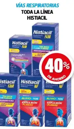 Farmacias Guadalajara Vías respiratorias toda la línea histiacil oferta