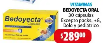 Farmacias Guadalajara Vitaminas bedoyecta oral oferta