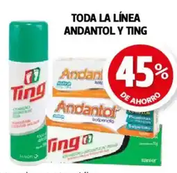 Farmacias Guadalajara Andantol y ting toda la línea oferta