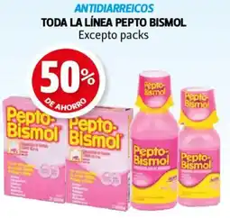 Farmacias Guadalajara Antidiarreicos toda la línea pepto bismol oferta