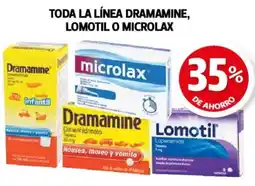 Farmacias Guadalajara Dramamine, lomotil o microlax toda la línea oferta