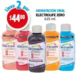 Farmacias Guadalajara Hidratación oral electrolife zero oferta