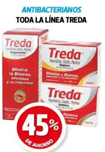 Farmacias Guadalajara Antibacterianos toda la línea treda oferta