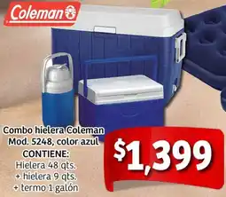 Soriana Mercado Combo hielera Coleman oferta