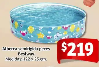 Soriana Mercado Bestway alberca semirigida peces oferta