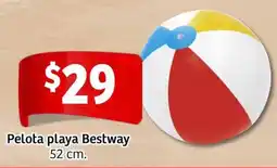 Soriana Mercado Bestway pelota playa oferta