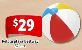 Soriana Mercado Bestway pelota playa oferta