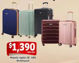 Soriana Mercado Maleta rígida 28" ABS richmount oferta