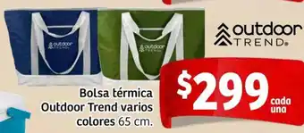 Soriana Mercado Bolsa térmica outdoor trend varios colores oferta