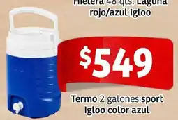 Soriana Mercado Termo sport igloo color azul oferta