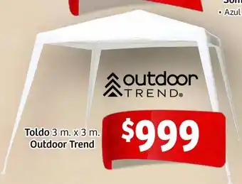 Soriana Mercado Outdoor trend toldo oferta