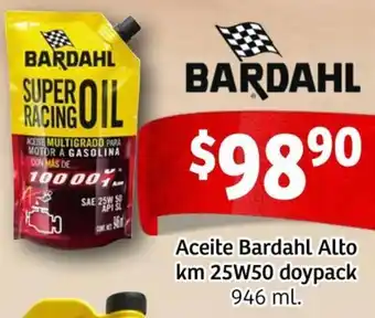 Soriana Mercado Bardahl alto aceite oferta