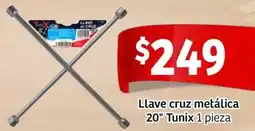 Soriana Mercado Tunix llave cruz metálica 20" oferta