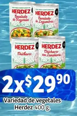 Soriana Mercado Herdez variedad de vegetales oferta