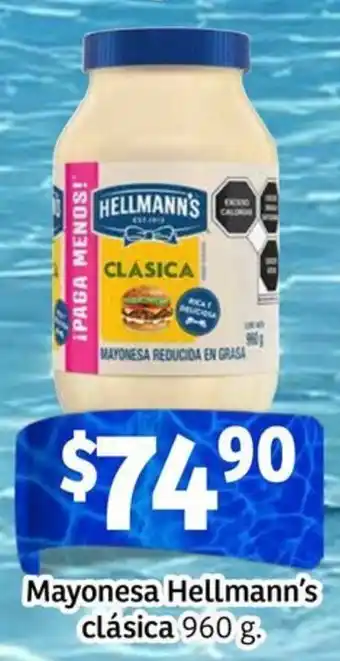 Soriana Mercado Hellmann's mayonesa clásica oferta