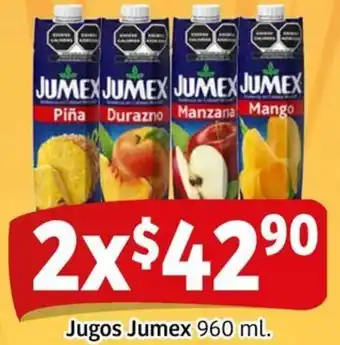 Soriana Mercado Jumex jugos oferta