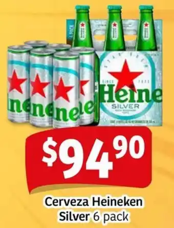 Soriana Mercado Heineken cerveza silver oferta