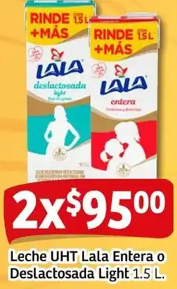 Soriana Mercado Lala leche uht entera oferta