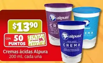 Soriana Mercado Alpura cremas ácidas oferta