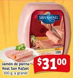 Soriana Mercado San rafael jamón de pierna real oferta