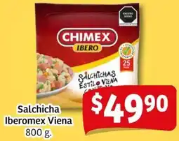 Soriana Mercado Salchicha iberomex viena oferta